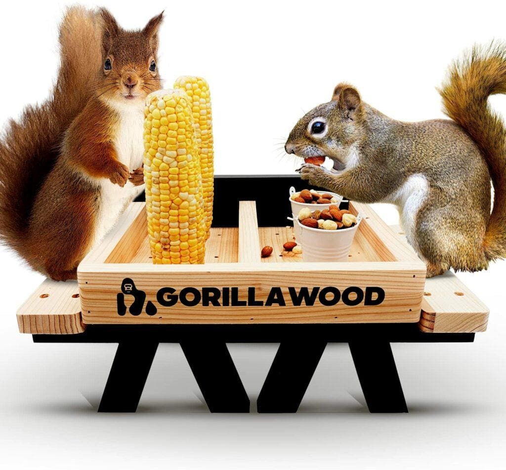 best squirrel feeders - GORILLA WOOD 