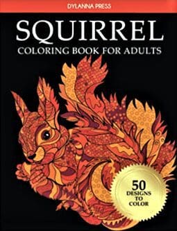 squirrel themed gifts - squirrel coloring pages