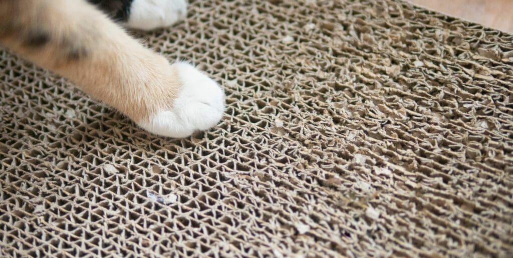 how to repair cat scratches on leather furniture - corrugated cardboard cat scratch pads