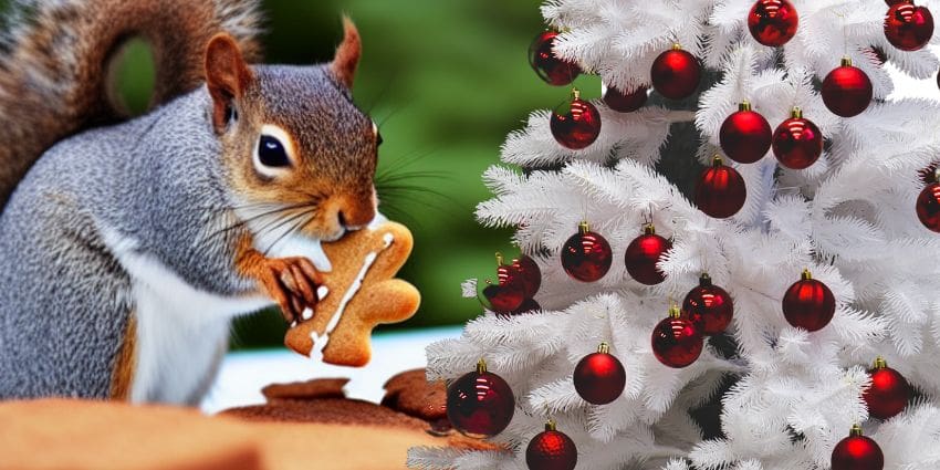 can squirrels eat gingerbread - squirrel eating gingerbread cookies