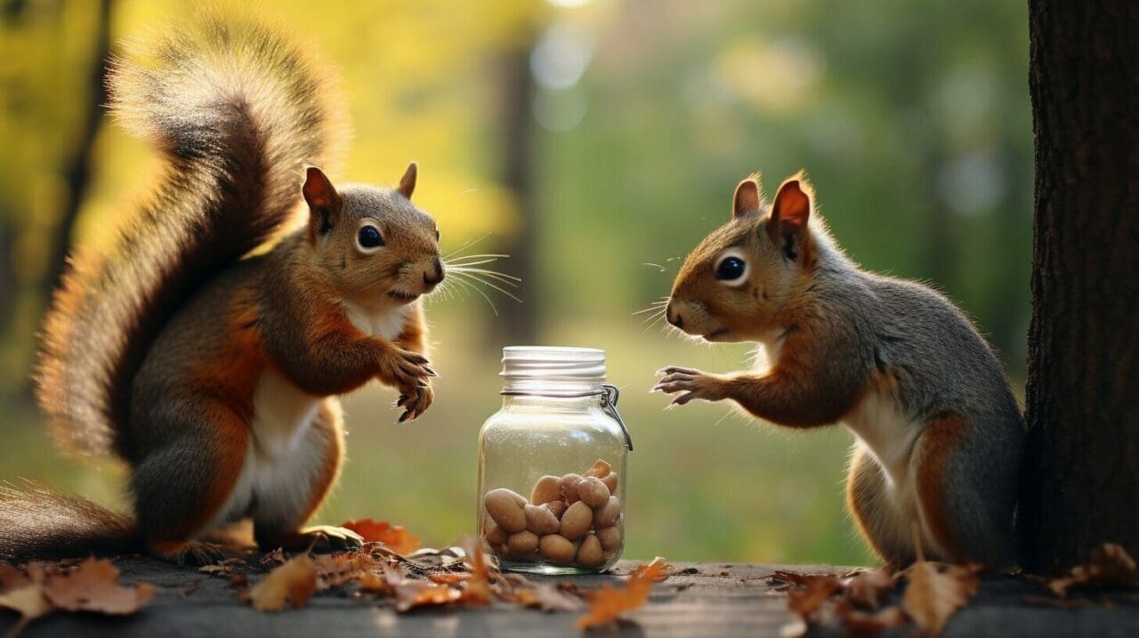 can squirrels eat peanut butter