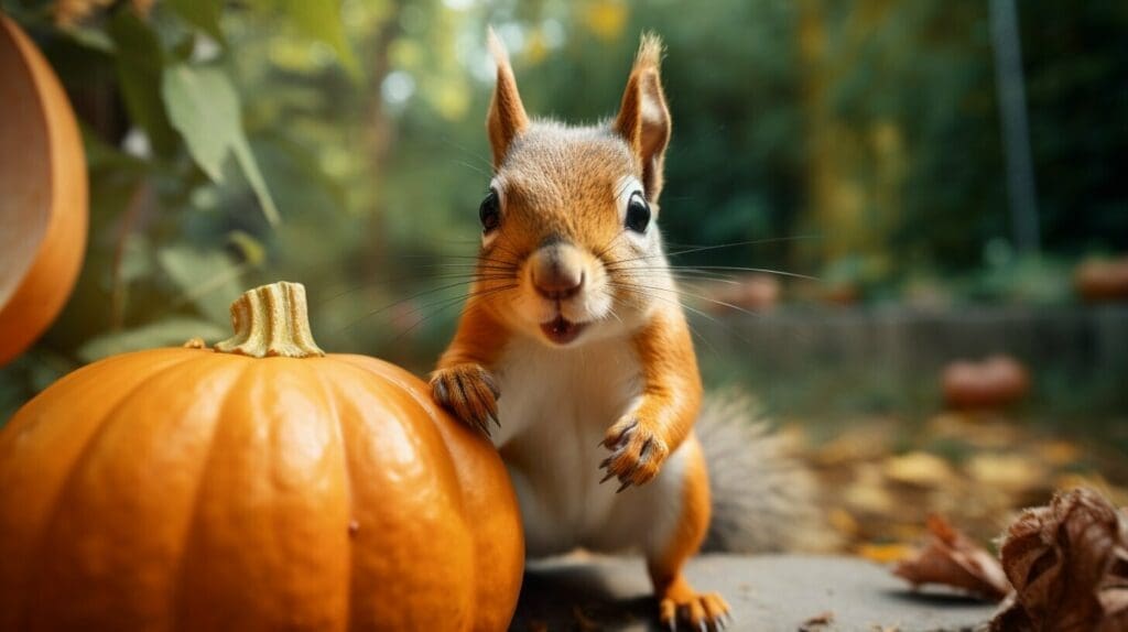 can squirrels eat pumpkin seeds