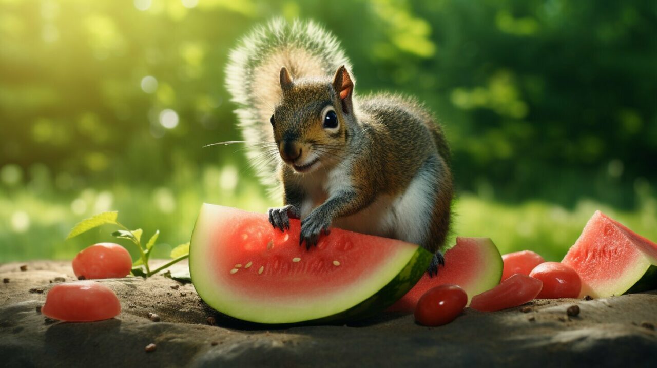 can squirrels eat watermelon
