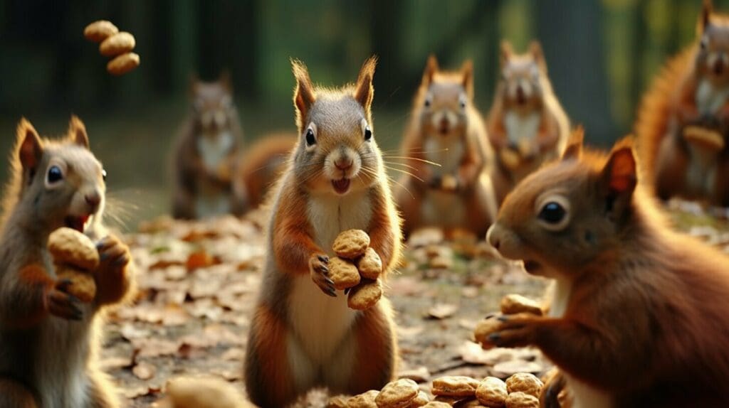 nuts for squirrels