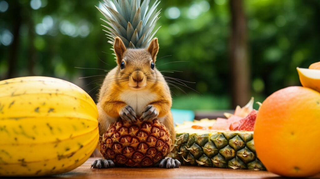 pineapple and squirrel health