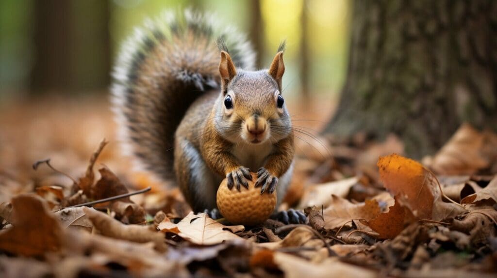 can squirrels eat popcorn in the forrest