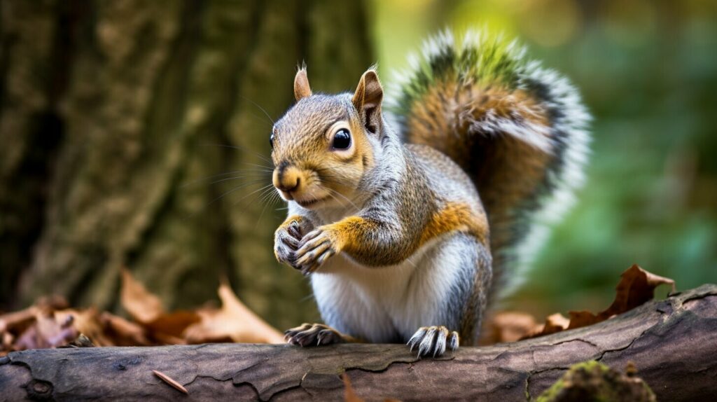 squirrel eating a nut and fascinating facts about squirrels