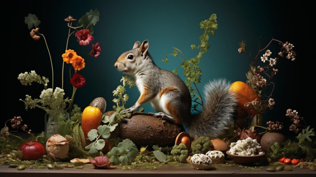 squirrel standing on a rock in the woods can squirrels regenerate lost limbs
